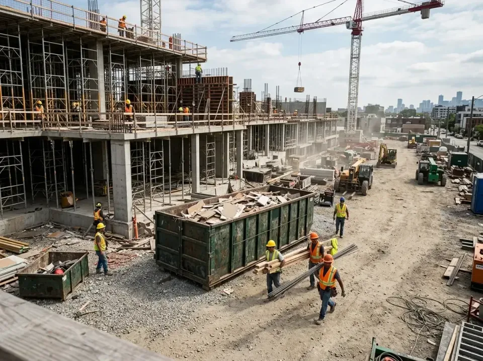 commercial-construction-site-w-002 — frequently asked questions, Low Cost Construction Dumpster Rental in Lanham, MD